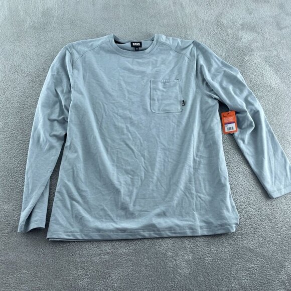 Bass Outdoor Quarry Long-Sleeve Pocket Tee XXL Polyester/Spandex Blend NWT 2770 - Picture 1 of 9